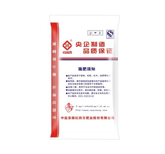 紅四方增效控失林木專(zhuān)用肥40%（22-8-10）